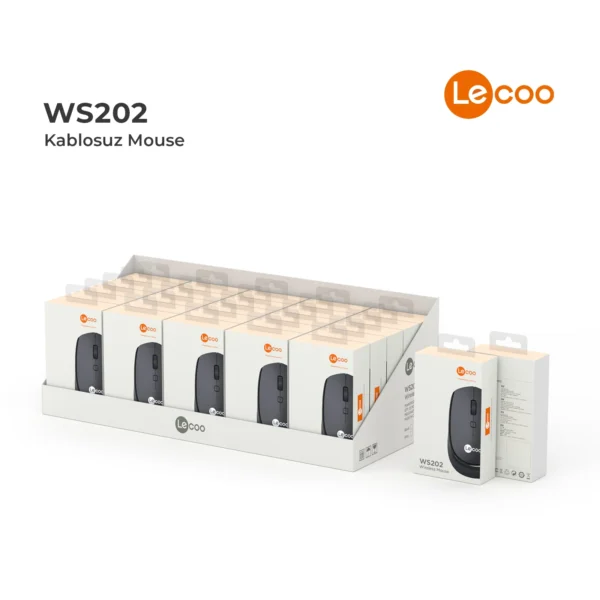 LECOO KABLOSUZ MOUSE WS202 - Görsel 4